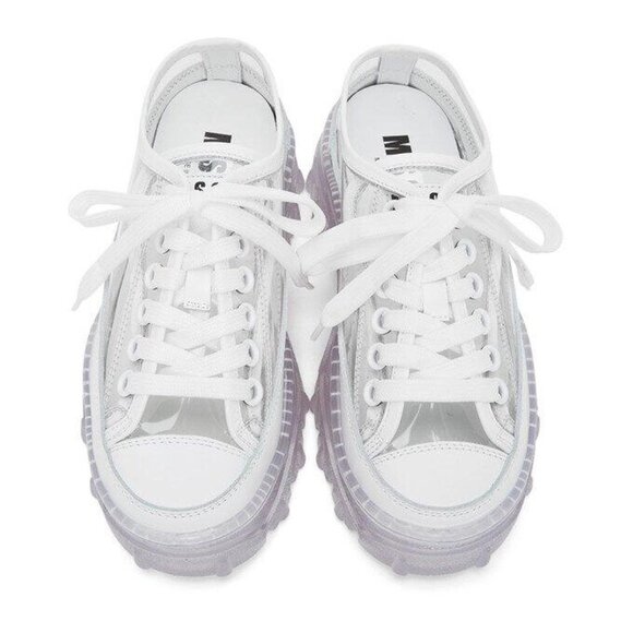 MSGM Clear PVC Chunky Sneakers - Picture 1 of 4